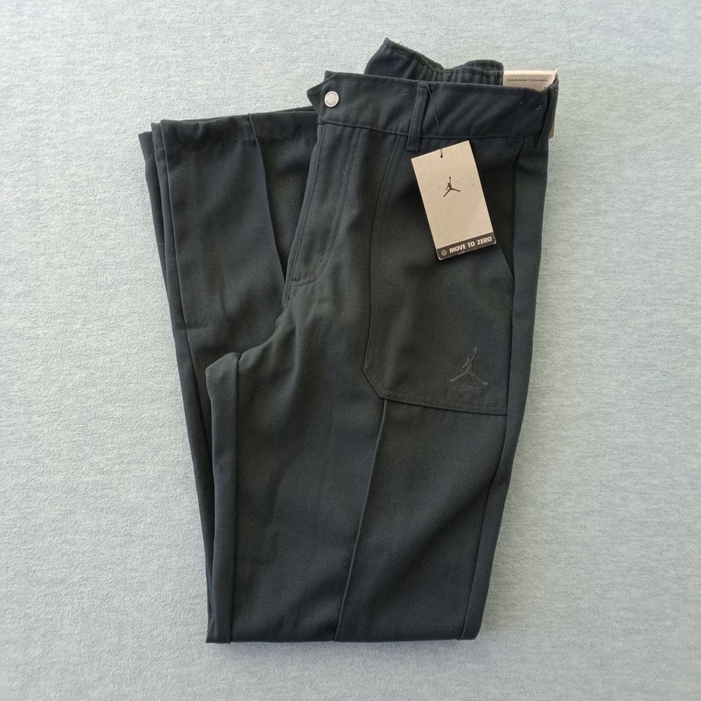 Jordan Flight Woven Pants Womens Small Black FN5446-045 Standard Fit New